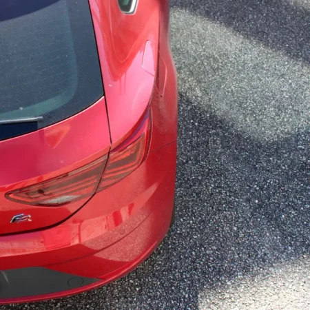 Foto superior-trasera del eje