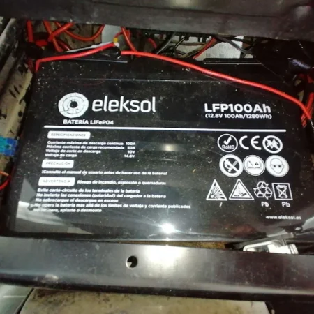 Fotos de la batería instalada