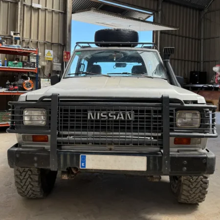 Imagen frontal de snorkel instalado