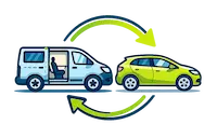 cómo pasar de vehículo mixto adaptable a turismo