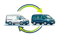 Cambiar de furgón (N1) a turismo (M1)