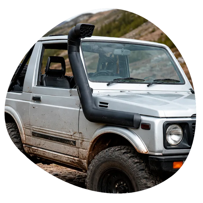 homologación de sonorkel en un 4x4