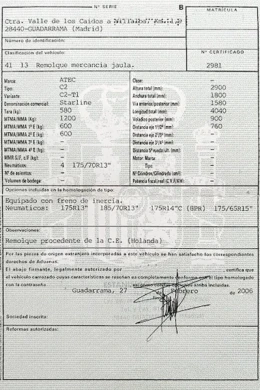 Ficha técnica modelo antiguo