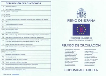 Permiso de circulacion anverso